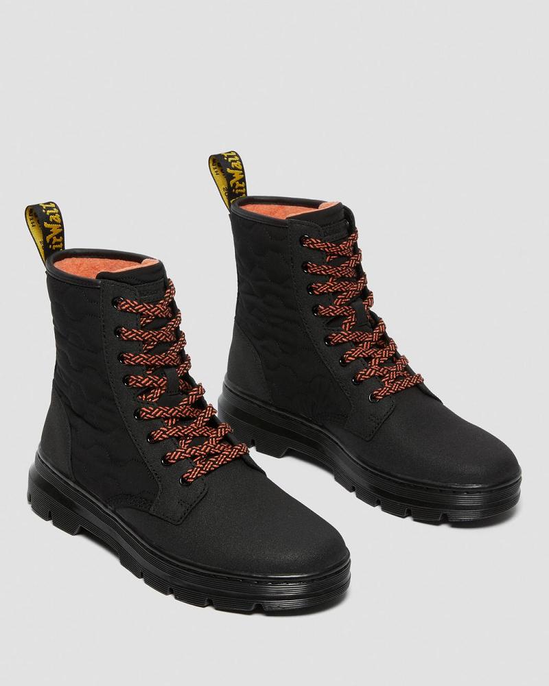 Dr Martens Combs II Dual Læder Ankelstøvler Dame Sort | DK 48JPQ